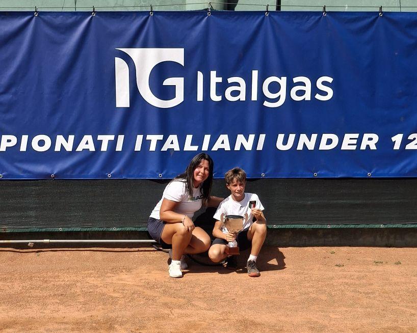Gianmaria Dellarosa conquista il titolo di doppio Under 12 nella Coppa Lambertenghi