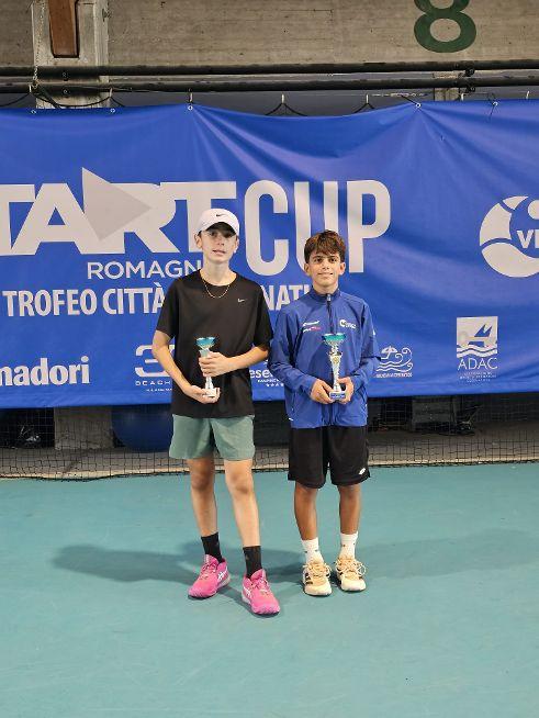Pietro Allegra ed Irene Landuzzi vincono il torneo Under 12 del Ct Cesenatico