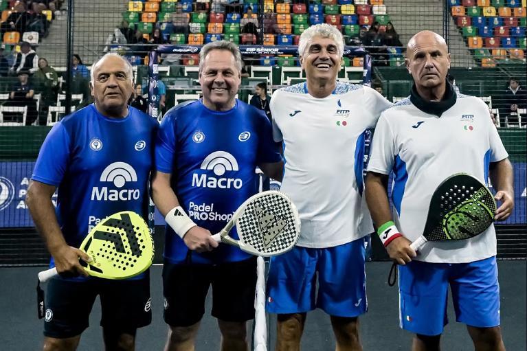 Mondiali Veterani Padel: l’Italia di Matteo Bartolini cede in semifinale all’Argentina, ma il riccionese e Maurizio Serafino giocano un gran match