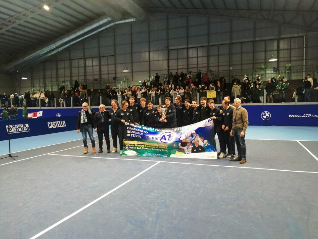 Il Circolo Tennis Massa Lombarda festeggia uno storico scudetto a Torino