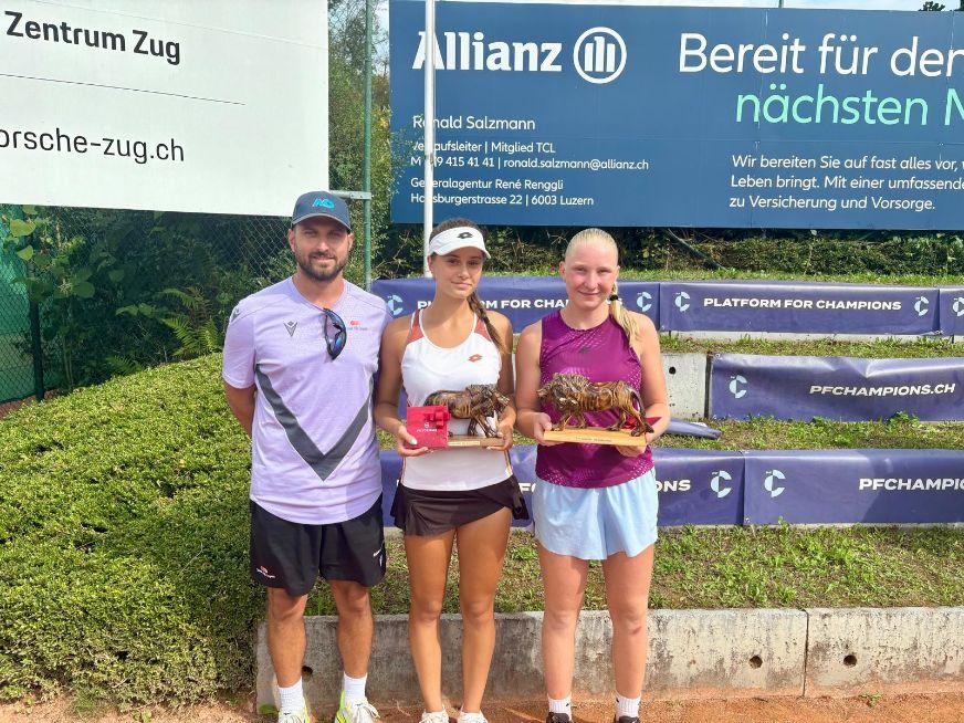 Sofia Cadar vince il titolo di doppio, in coppia con la ceka Padrnosova, nell’Itf Junior di Lucerna