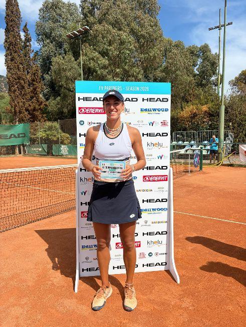 Marta Lombardini si arrende solo in finale contro la ceka Lisa Oktiabreva nel torneo Itf Women’s Tour di Santa Margherita di Pula