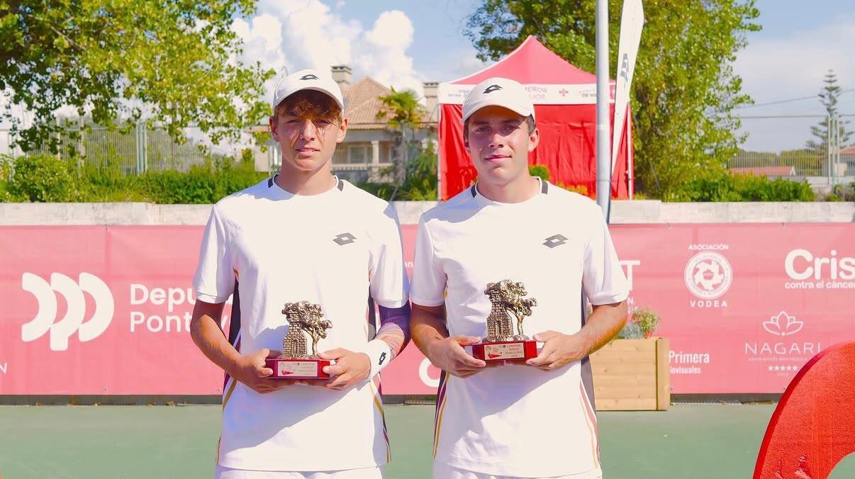 Mattia Logrippo e Luca Cosimi, allievi della Galimberti Tennis Academy, vincono il titolo di doppio nell’Itf Junior di Vigo